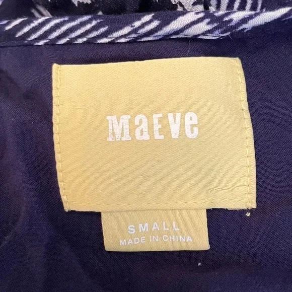 Anthropologie Dress Women’s Sz Small Maeve Indiga Patchwork Boho Corset Tassel - Picture 11 of 12